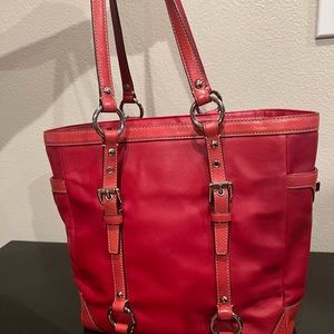 COACH red leather purse from the 90’s or early 2000’s